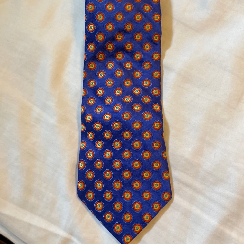Men's Ted Baker London Blue Neat Silk Tie